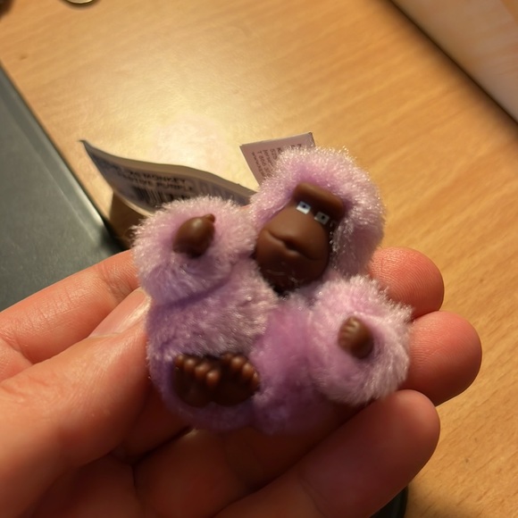 New.Kipling “ROSALIND” tiny Festive Purple monkey - Picture 6 of 6